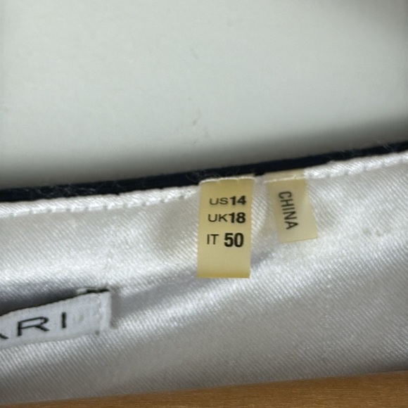 T Tahari Floral Blue and White Dress Size 14 - Picture 2 of 9